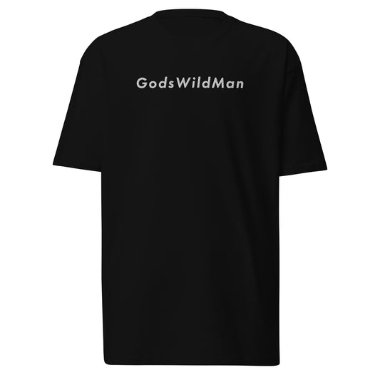 simple GodsWildMan premium heavyweight tee
