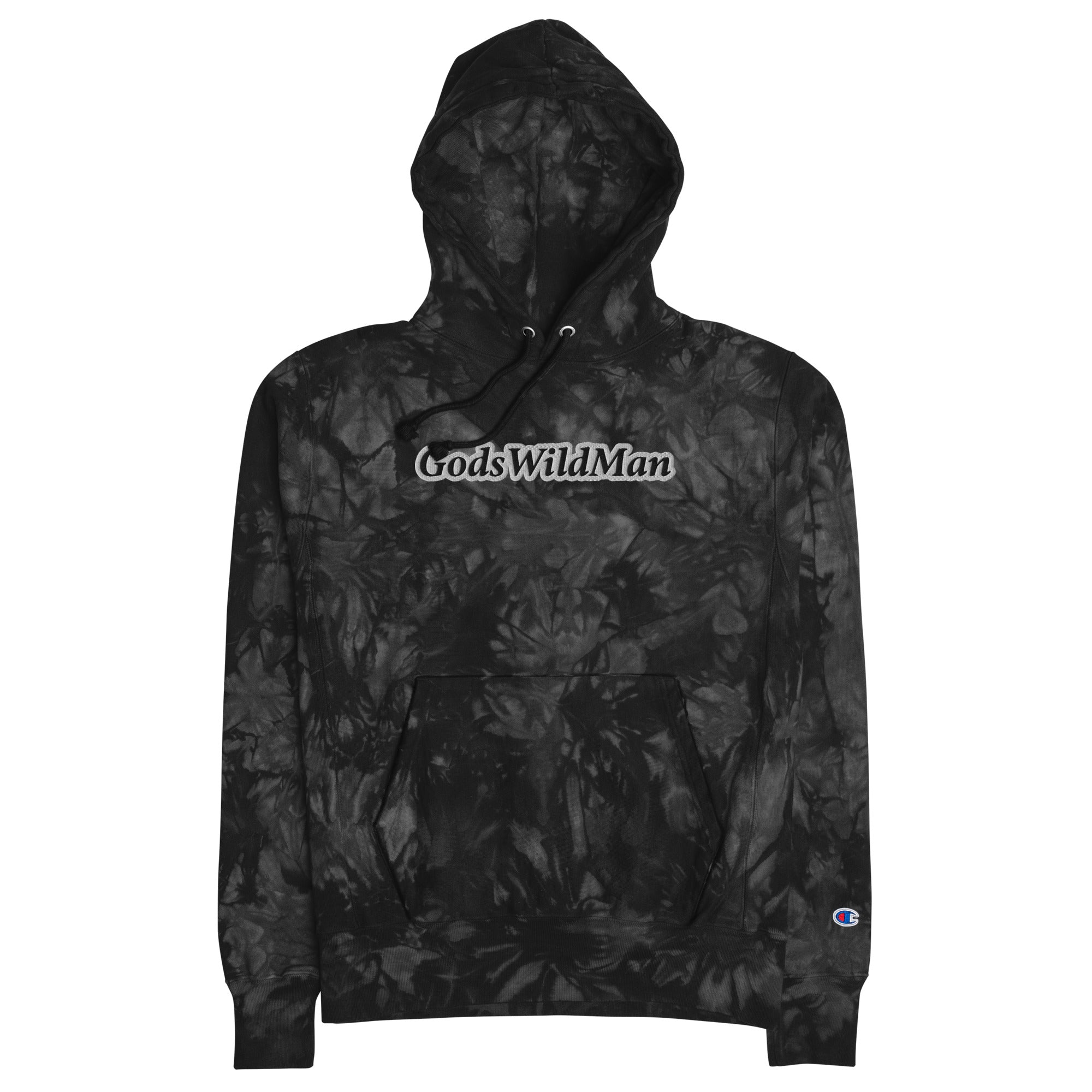 Limited Edition GodsWildManXChampion Tie-Dye Hoodie